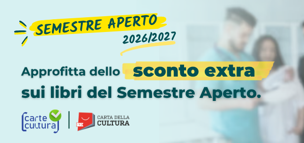 Approfitta dello sconto extra sui libri del Semestre Aperto
