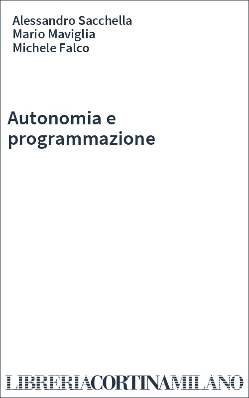 Autonomia e programmazione
