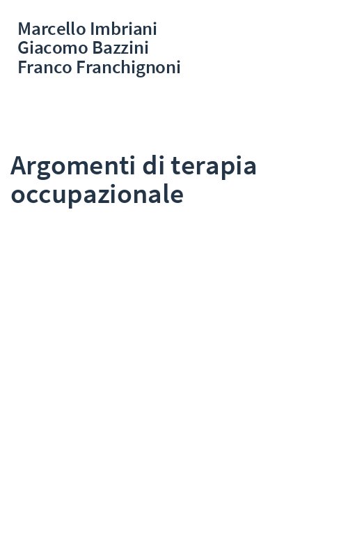 Argomenti di terapia occupazionale