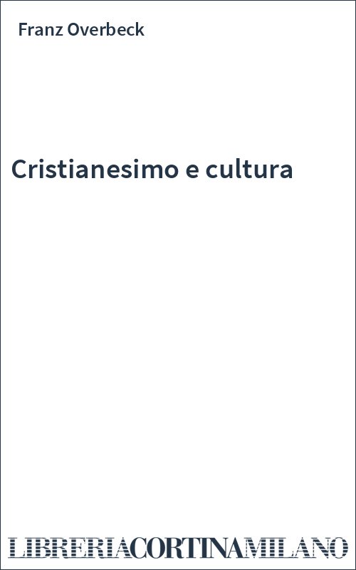Cristianesimo e cultura