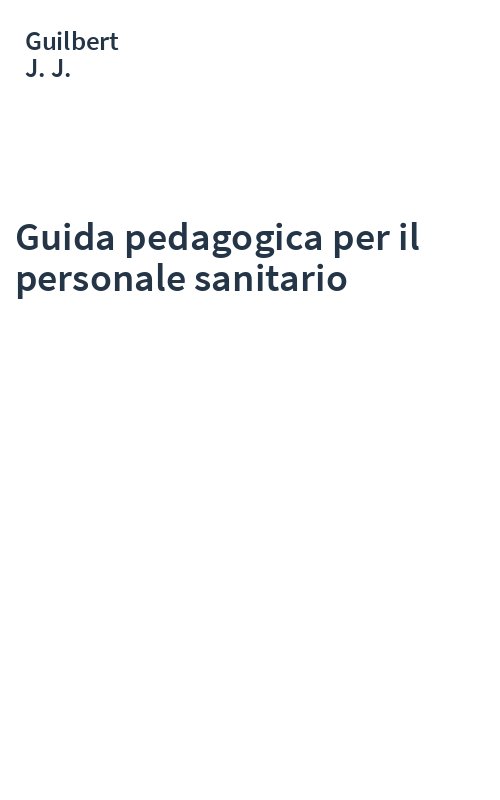 Guida pedagogica per il personale sanitario