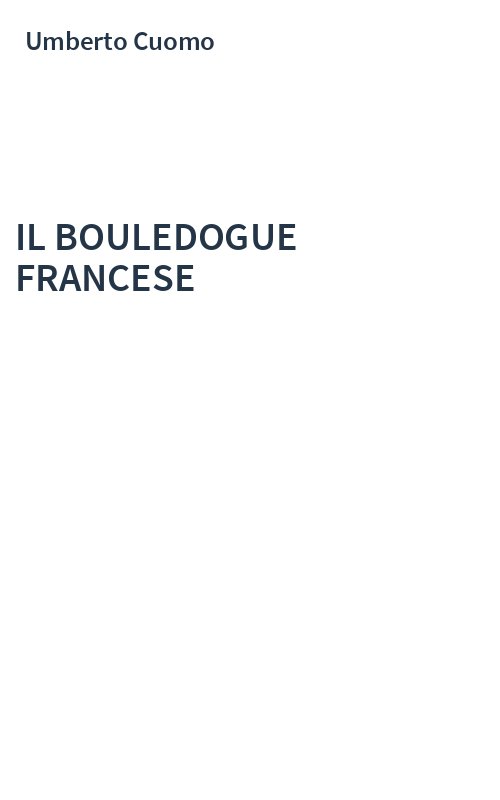 IL BOULEDOGUE FRANCESE
