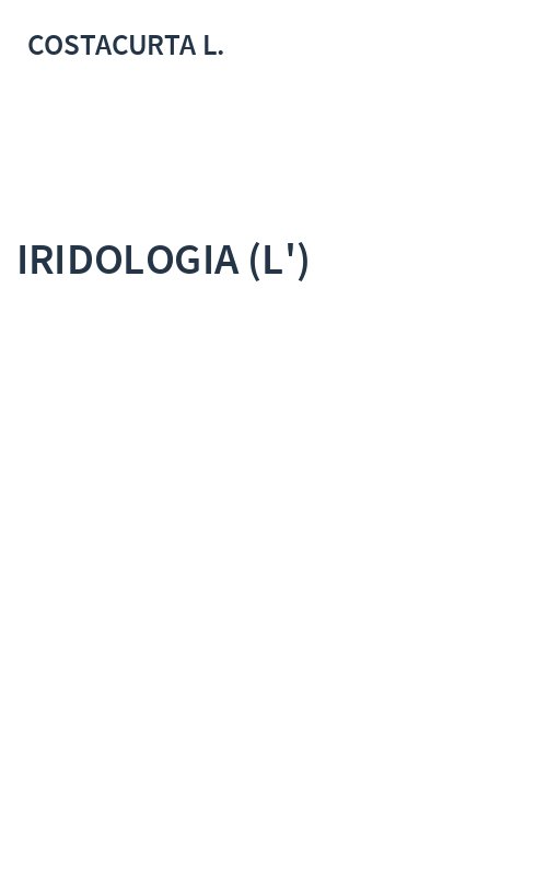 IRIDOLOGIA (L')