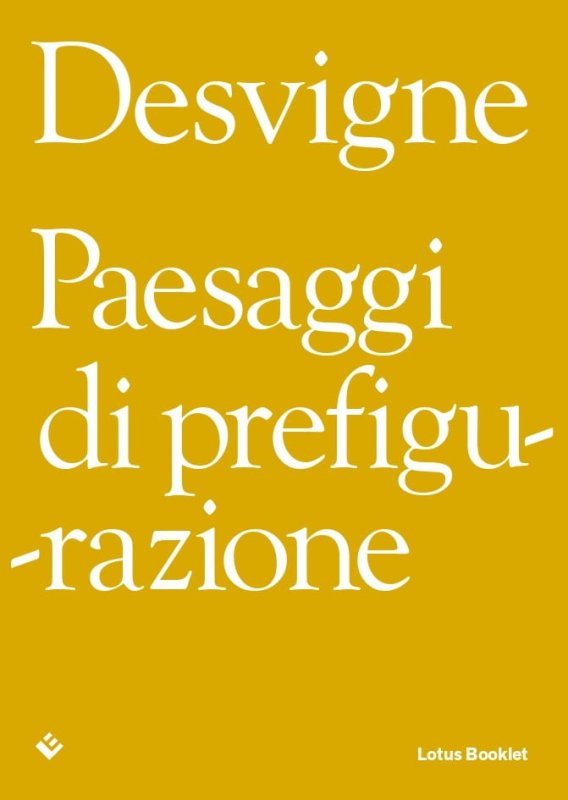 PAESAGGI DI PREFIGURAZIONE