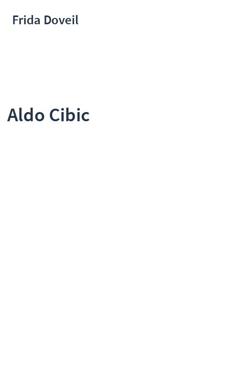 Aldo Cibic