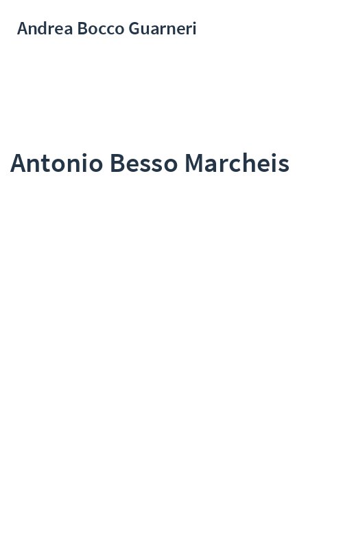 Antonio Besso Marcheis