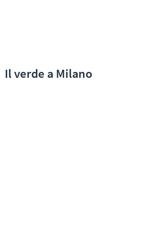 Il verde a Milano