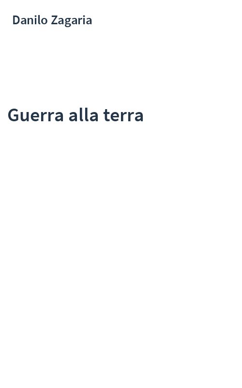 Guerra alla terra