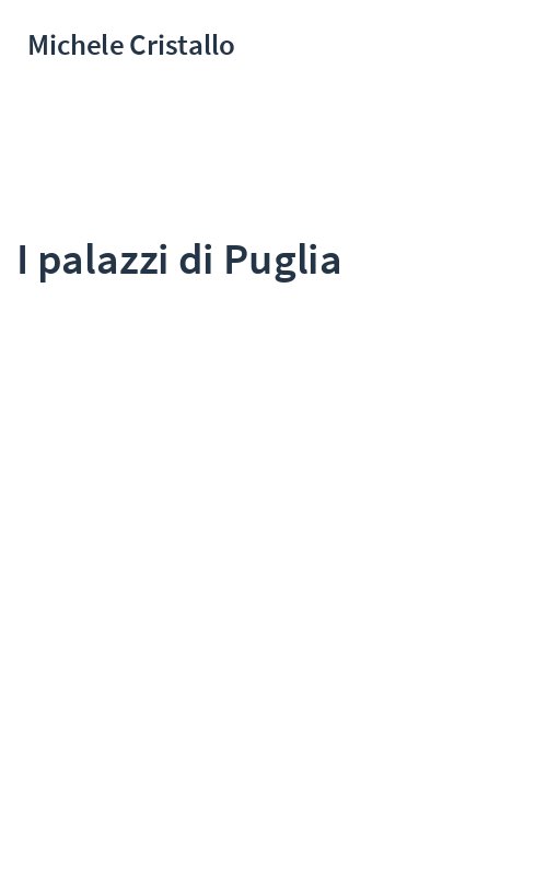 I palazzi di Puglia
