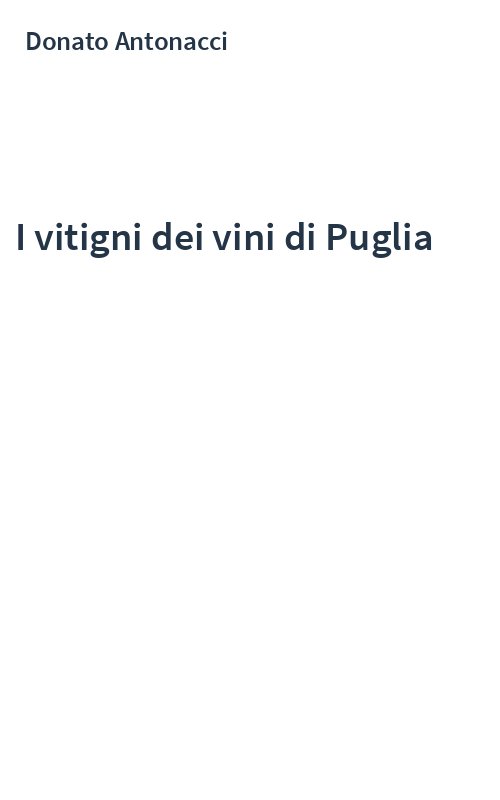 I vitigni dei vini di Puglia