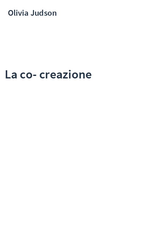 La co-creazione