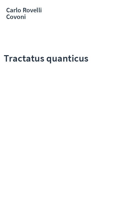 Tractatus quanticus