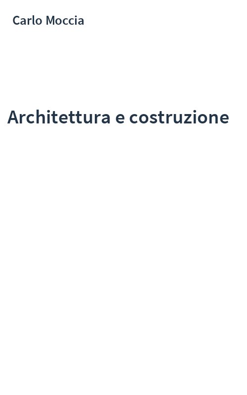 Architettura e costruzione