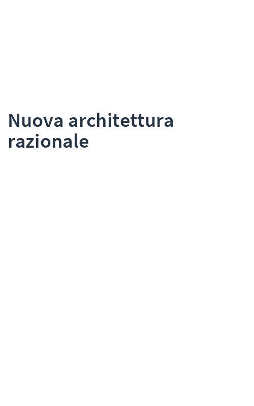 Nuova architettura razionale