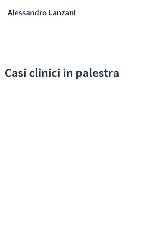 Casi clinici in palestra