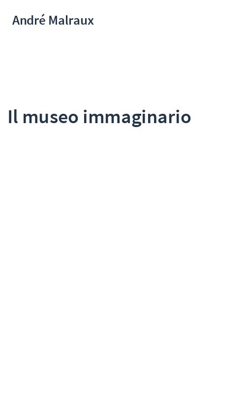 Il museo immaginario