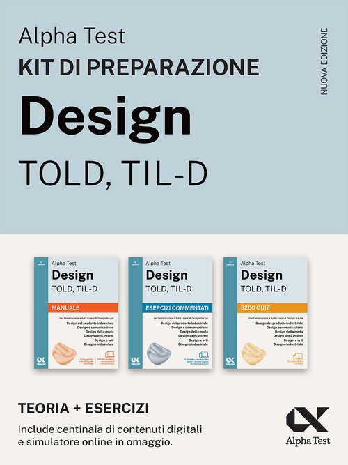 Alpha Test Design TOLD, TIL-D 2026-2027. Kit di preparazione