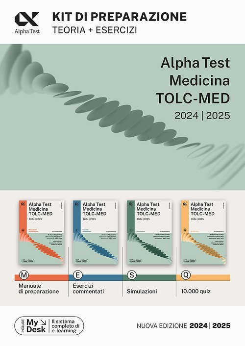 Alpha Test. Medicina. TOLC-MED. Kit di preparazione. Teoria + esercizi -  autori-vari
