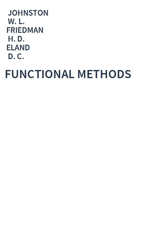 FUNCTIONAL METHODS