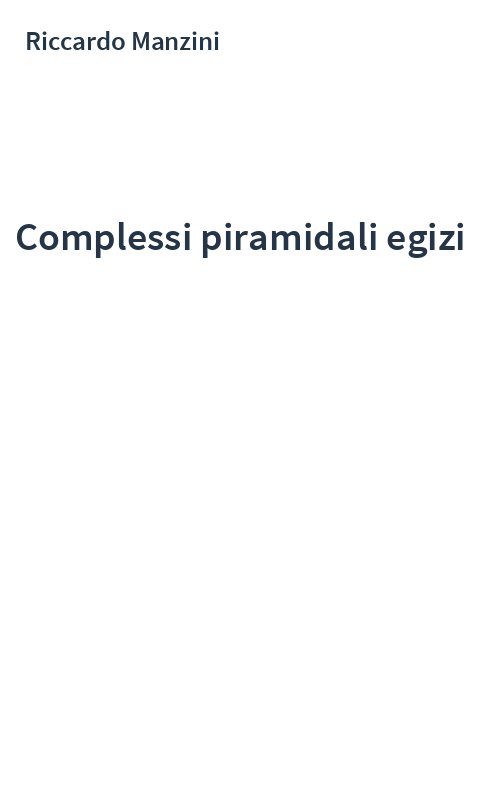 Complessi piramidali egizi