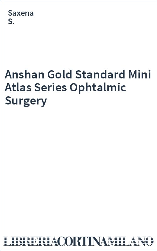 Anshan Gold Standard Mini Atlas Series Ophtalmic Surgery