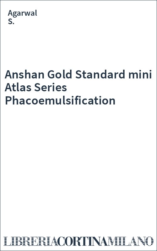 Anshan Gold Standard mini Atlas Series Phacoemulsification