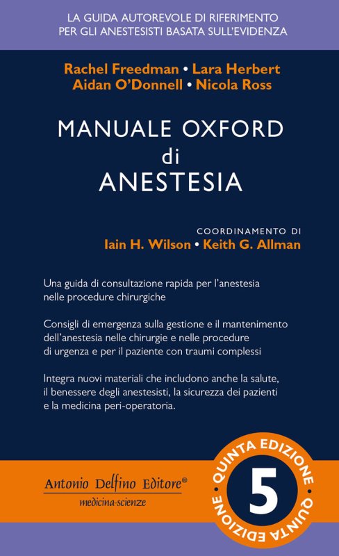 Manuale Oxford di anestesia