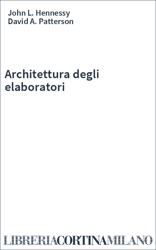 Architettura degli elaboratori