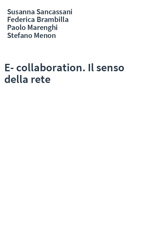 E-collaboration. Il senso della rete