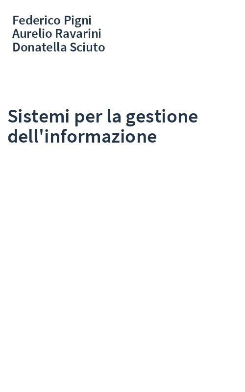 Sistemi per la gestione dell'informazione