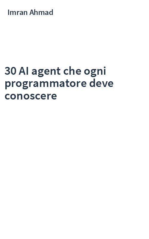 30 AI agent che ogni programmatore deve conoscere