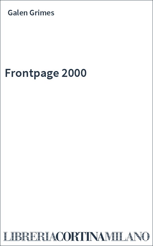 Frontpage 2000