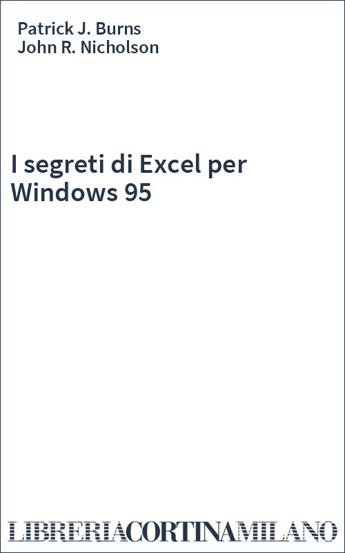 I segreti di Excel per Windows 95