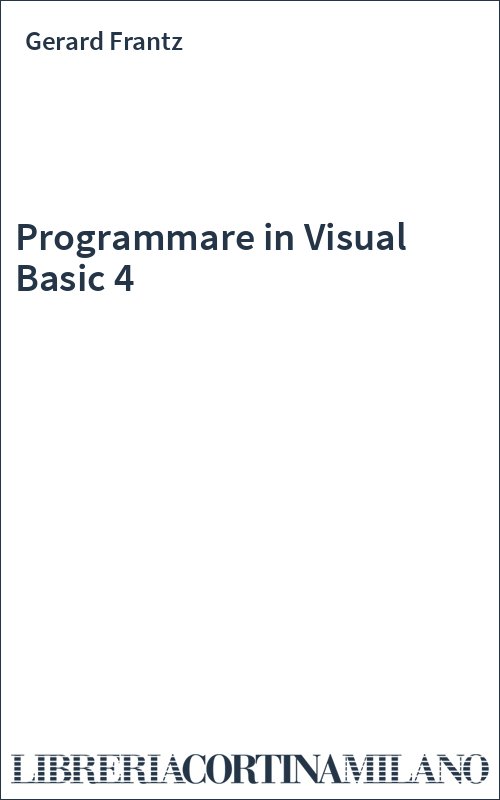 Programmare in Visual Basic 4