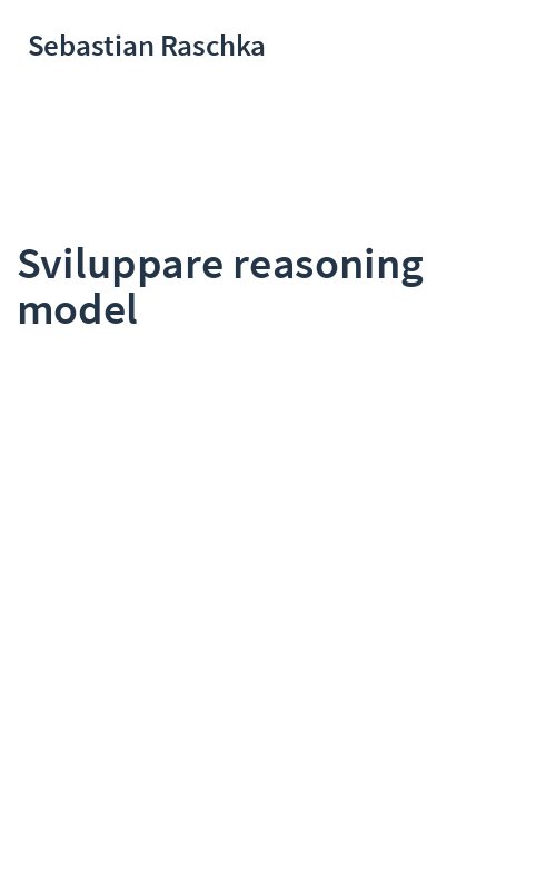 Sviluppare reasoning model