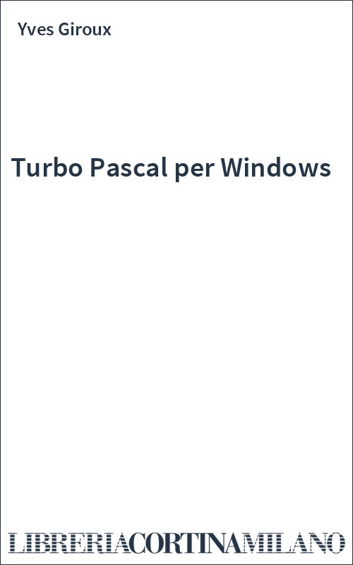 Turbo Pascal per Windows