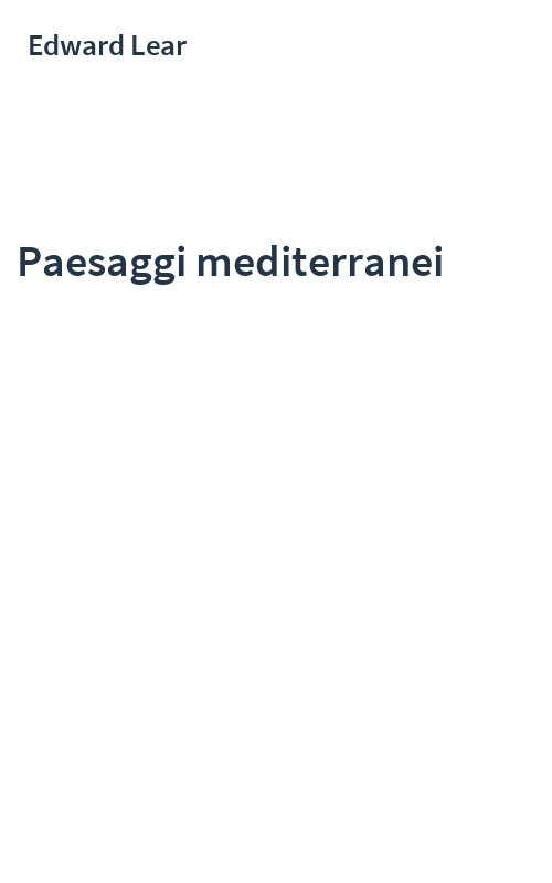 Paesaggi mediterranei