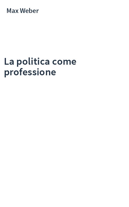 La politica come professione