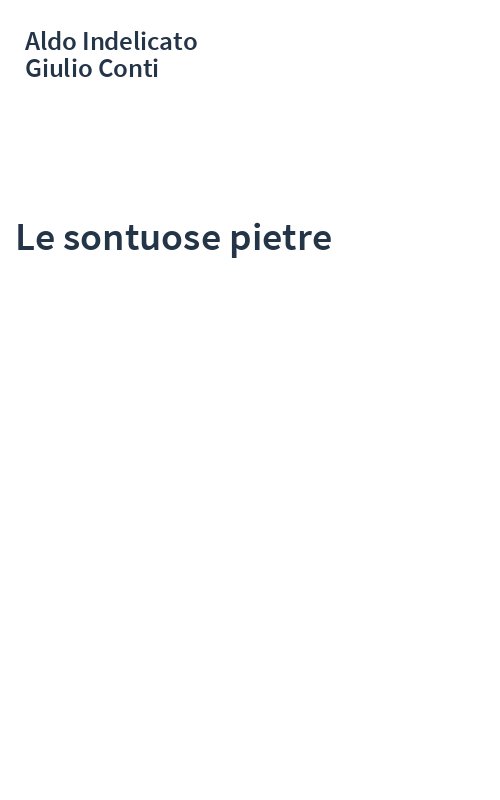 Le sontuose pietre