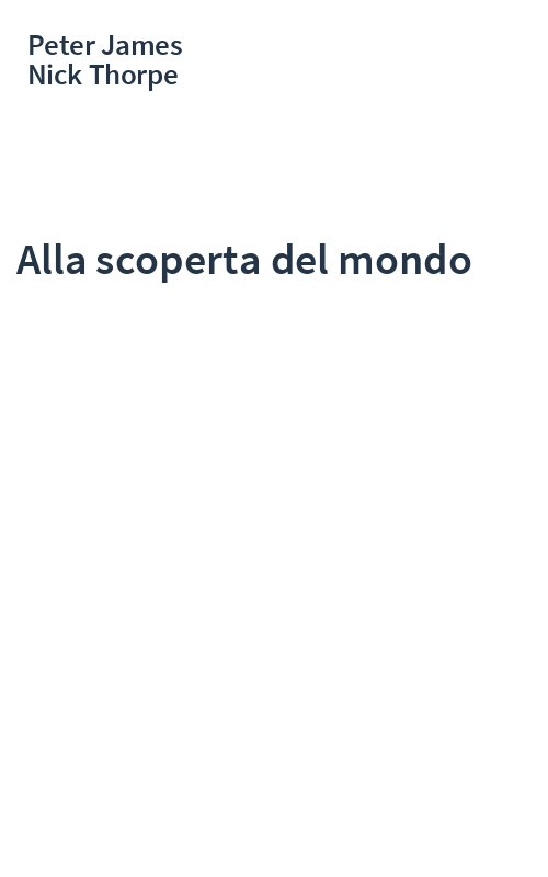 Alla scoperta del mondo