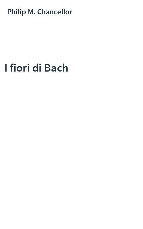 I fiori di Bach