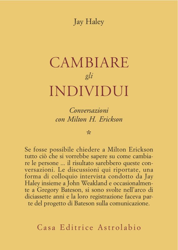 Conversazioni con Milton Erickson (Vol. 1)