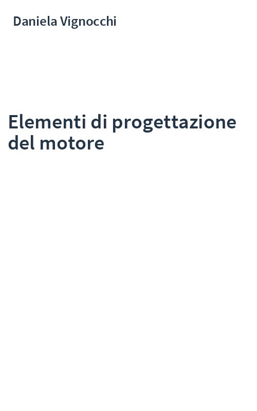 Elementi di progettazione del motore