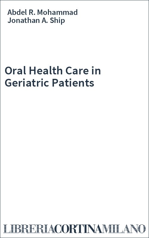 Oral Health Care in Geriatric Patients