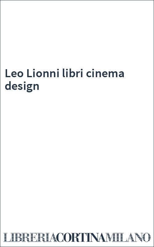 Leo Lionni libri cinema design