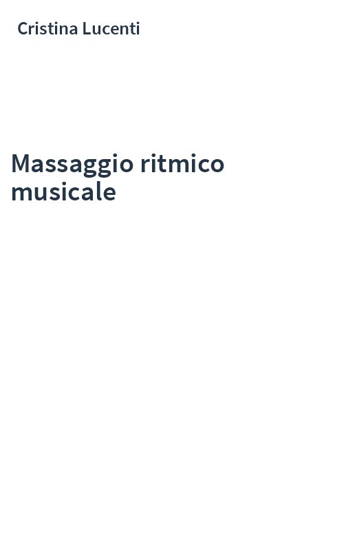 Massaggio ritmico musicale