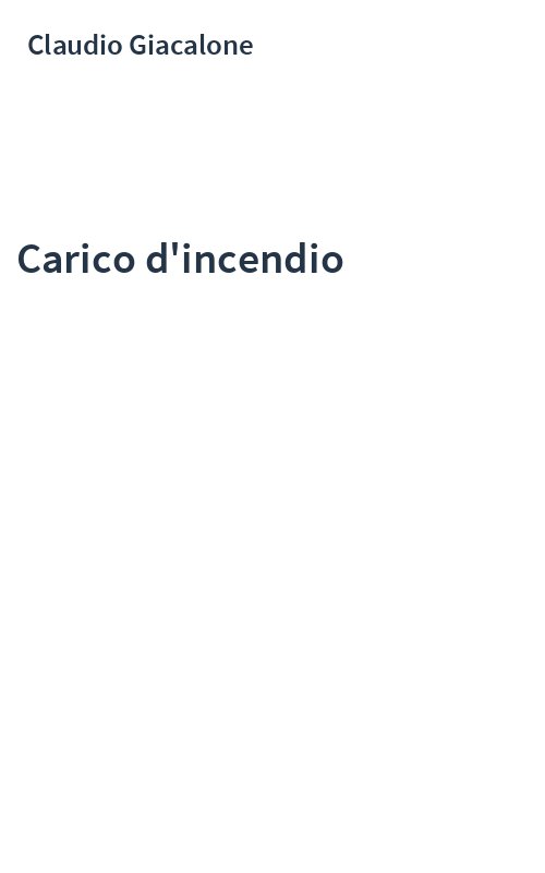 Carico d'incendio
