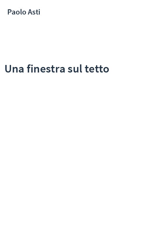 Una finestra sul tetto