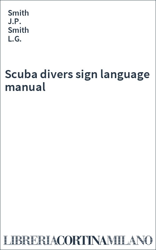 Scuba divers sign language manual