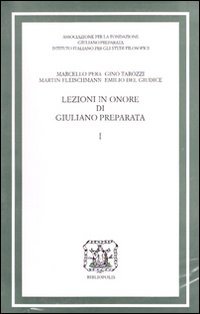 Lezioni in onore di Giuliano Preparata